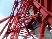  Экспертиза промышленной безопасности вытяжной трубы корп. 502 высотой 180 метров 